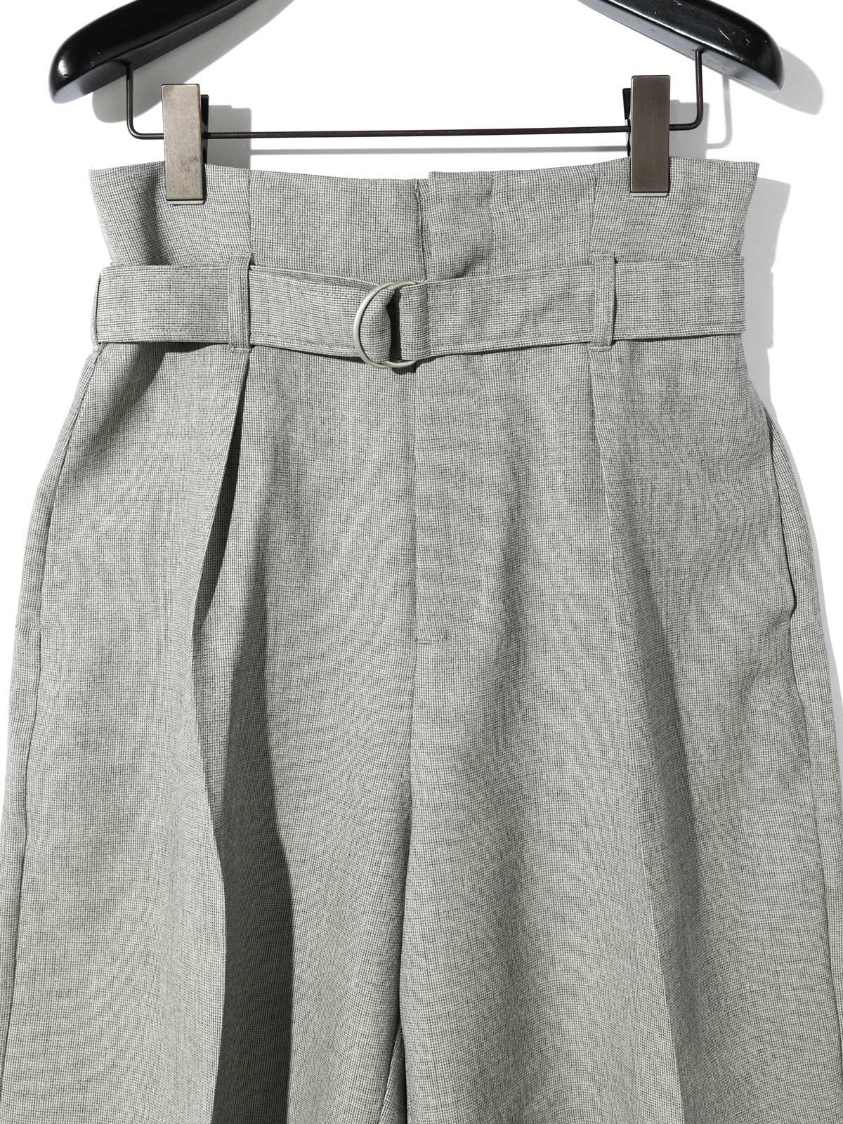 MIDIUMISOLID for Ladies ハイウエストベルト付きショーツ