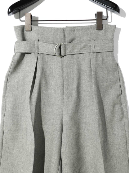 MIDIUMISOLID for Ladies ハイウエストベルト付きショーツ