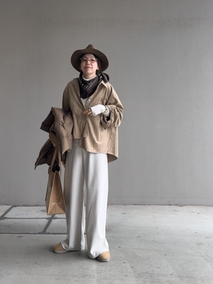 バンディングイージーワイドパンツ