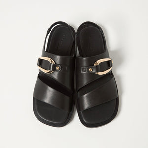オーバルバックル サンダル15↑