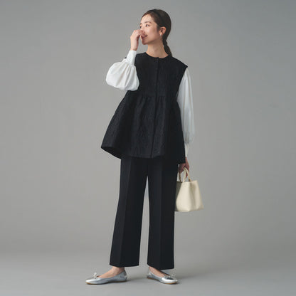 GISHA 2トーン ジャガード ベスト