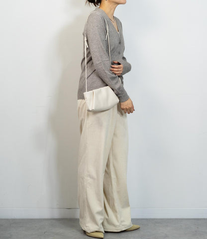 ソフトタッチVネックニットカーディガン