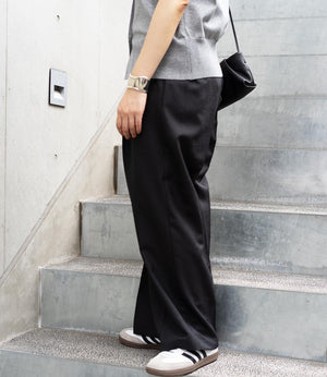 リネンライクシャイニータックパンツ