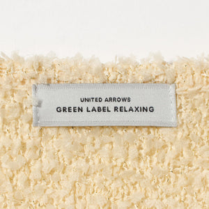 フリンジラメ ノースリーブ ニット