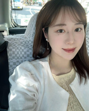 パールチェーンピアス