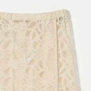 レース レイヤード スカート