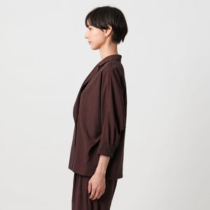 シアー ドルマン ブラウス ジャケット ウォッシャブル