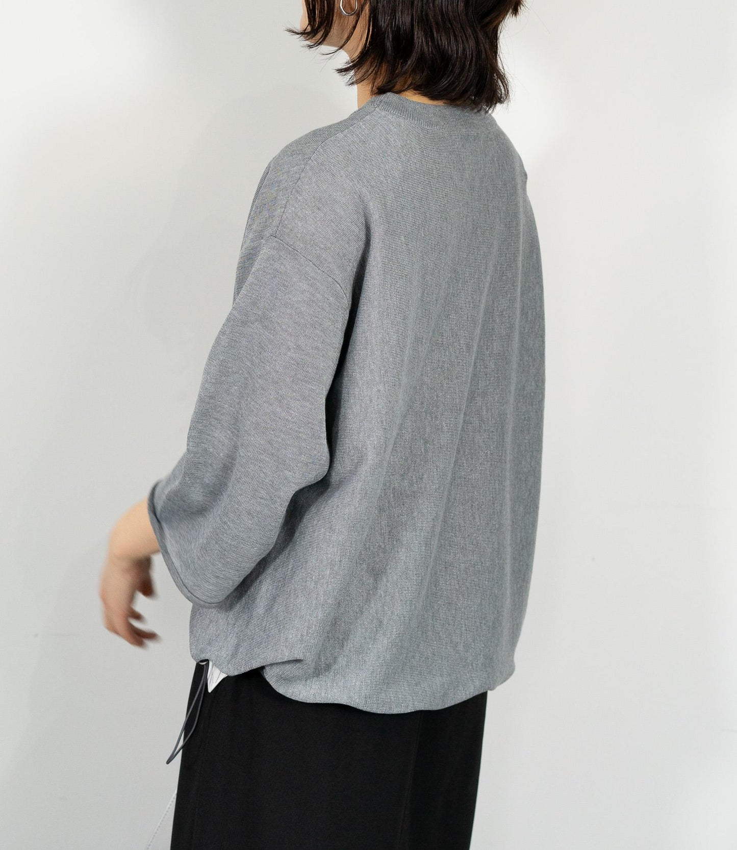 スウェットライクニットTシャツ