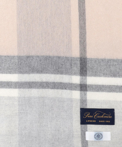 カシミヤチェック マフラー