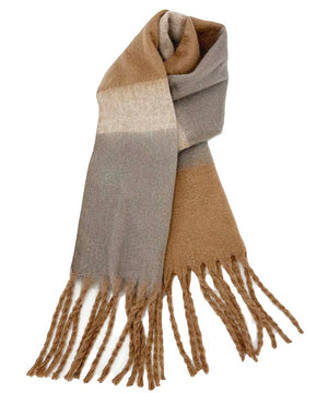 ボリュームフリンジマフラー