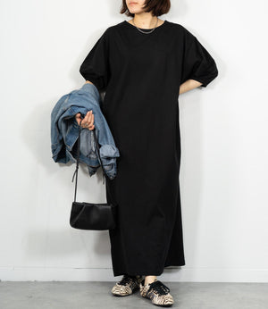 コクーンスリーブストレートワンピース
