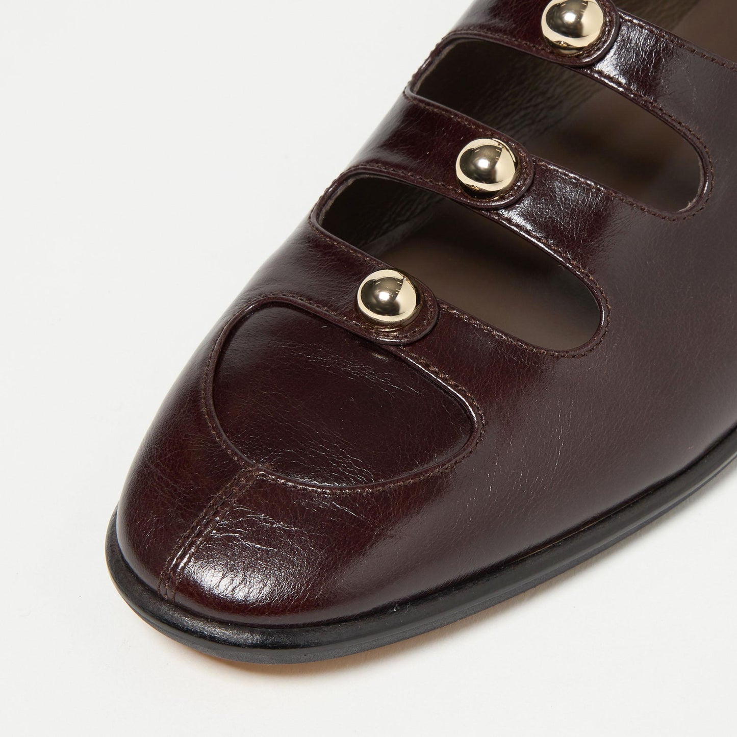 スタッズトリプルベルトモカフラット20↓↑