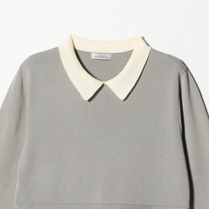 ハイショク エリツキ ニット ワンピース