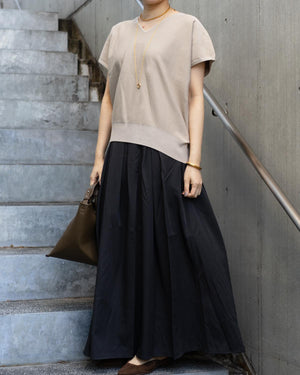 ボックスタックフレアスカート