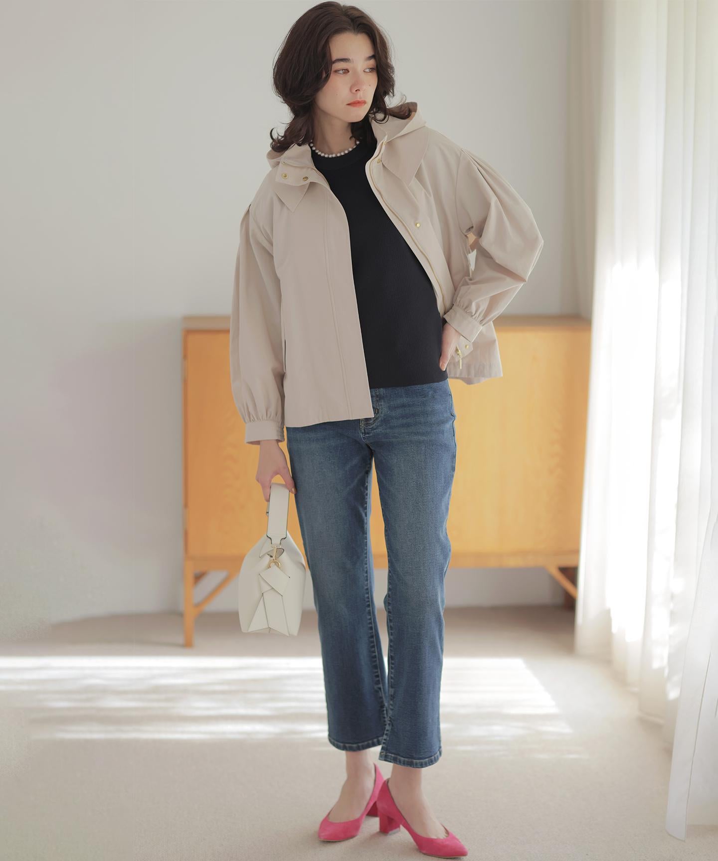 ミッドデニム パンツ