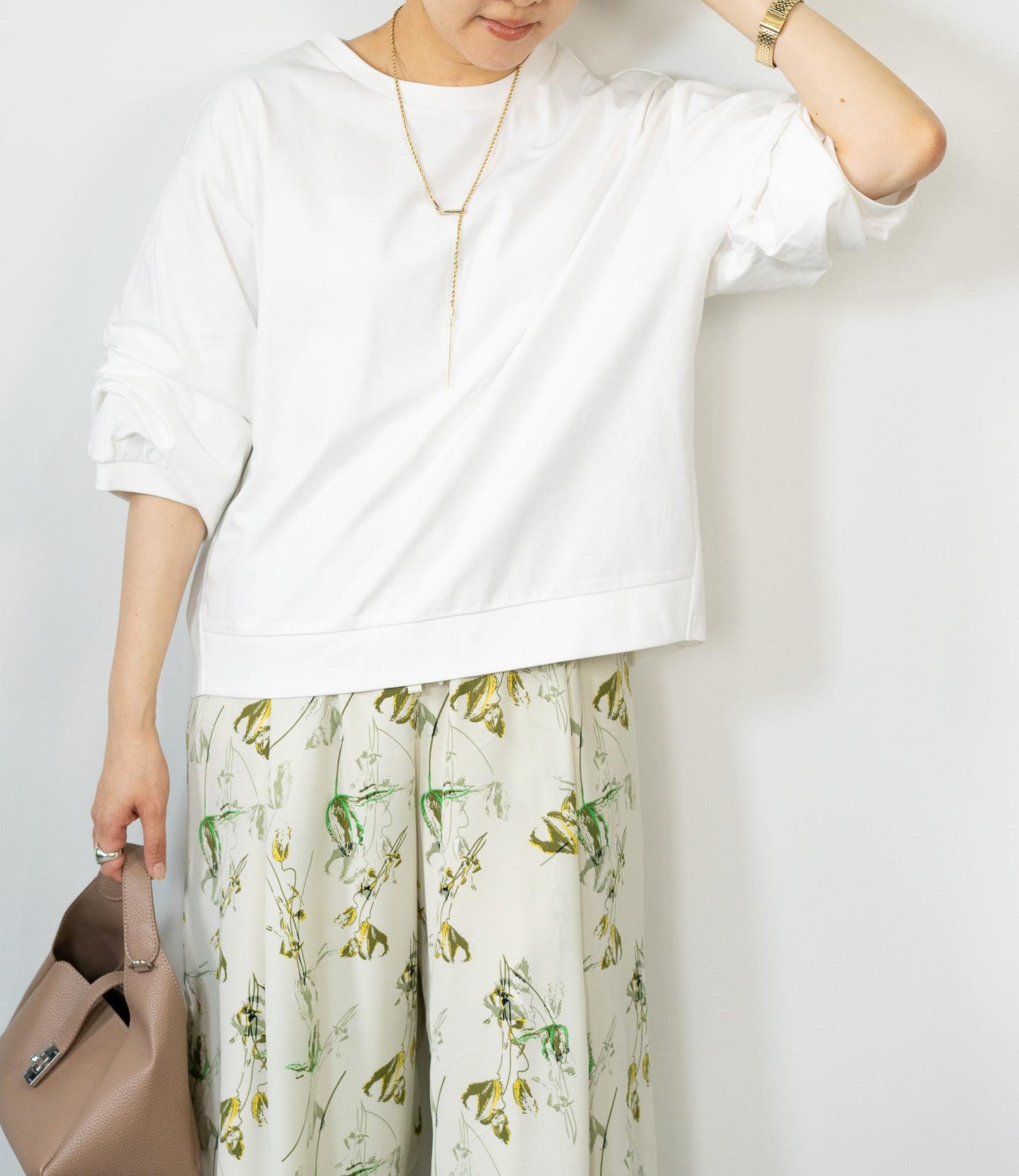 タックスリーブデザインカットソー