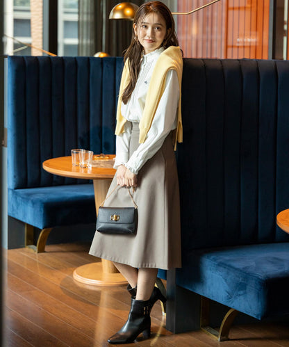 ピンタックフリル シャツ