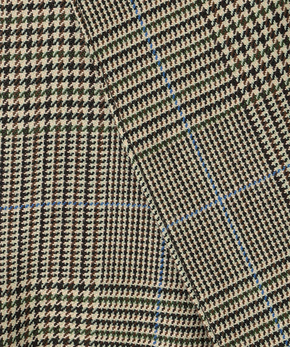 モナベールツイル チェック ダブル ジャケット