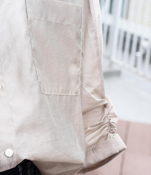 2wayシアーサテンブラウス