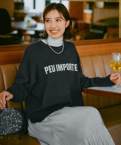 コットンカシミヤ タートルネックカットソー