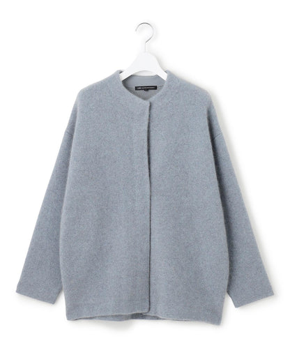 ラクーンブレンドダブルフェイス ニット アウター