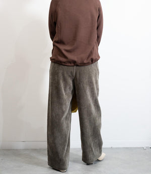 起毛ピンタックイージーパンツ