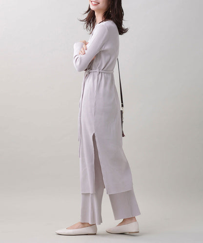 リブテレコパンツ