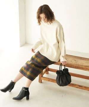 チェックスカート