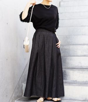 シアーフリンジドッキングカットソー