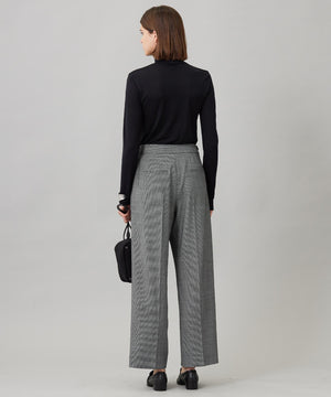 ウール2WAYストレッチ ワイドパンツ