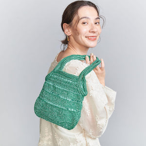 メタリックコード ミニ トートバッグ