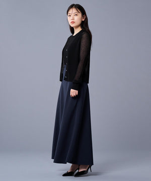 シアー リブ ニット カーディガン（uncrave STANDARD）