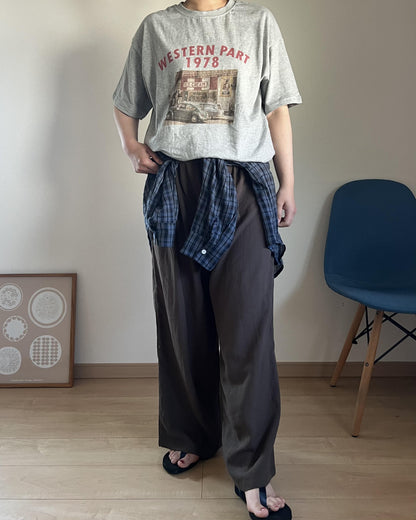レトロCARプリントTシャツ