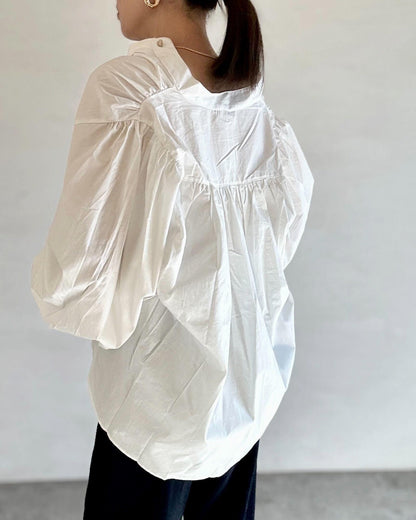 ハートボタンシャツ