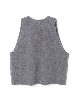 mizuiro ind へアリーVネックベスト