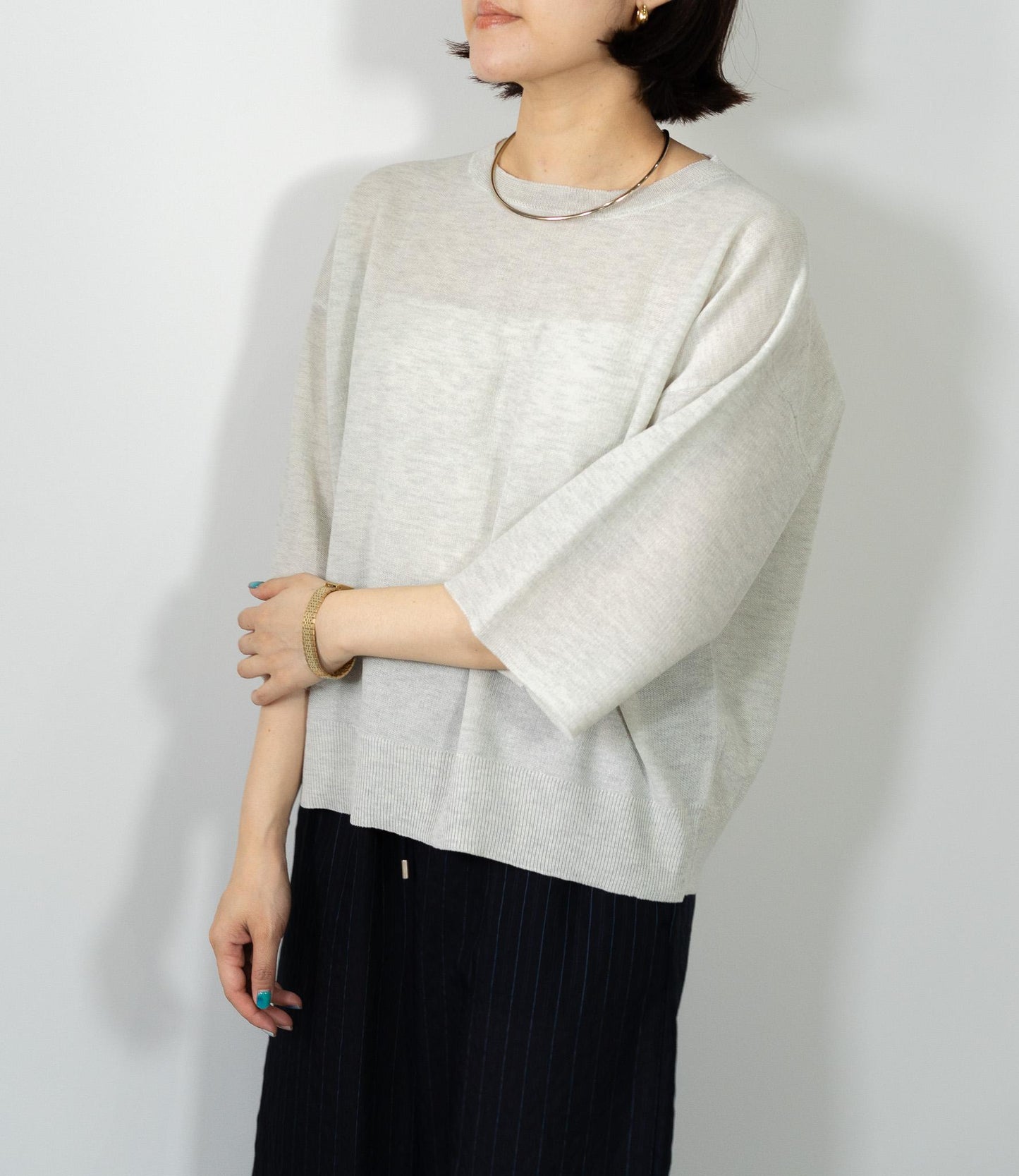 ラメニットTシャツ