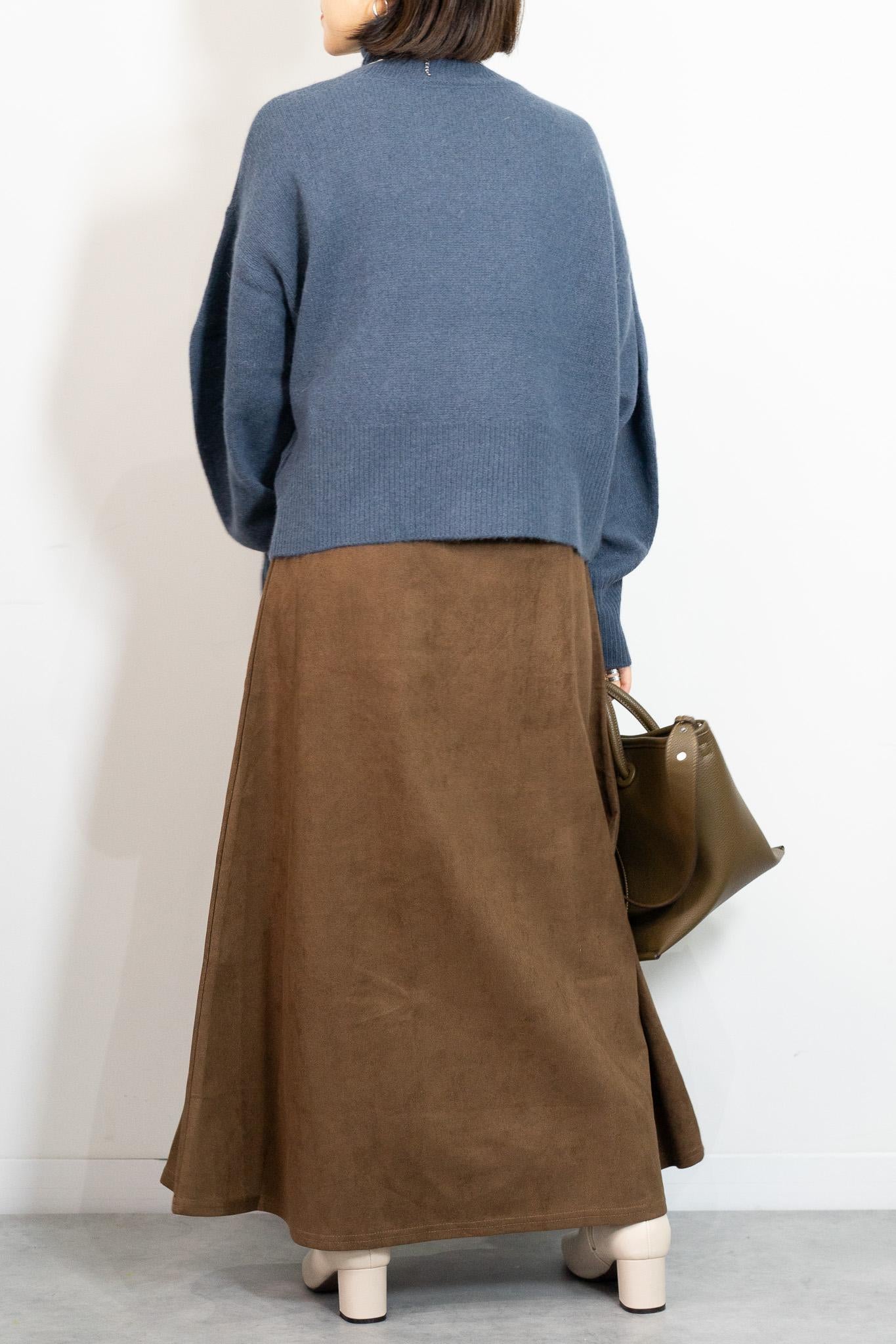 FOX混ボリュームスリーブニット