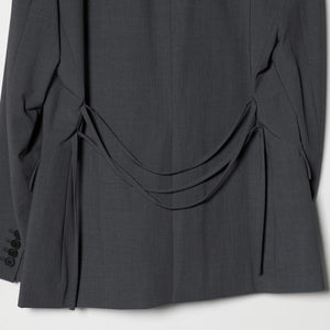 バックレースアップ ダブルジャケット