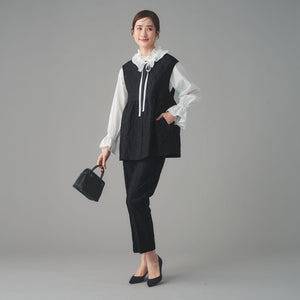 GISHA 2トーン ジャガード ベスト