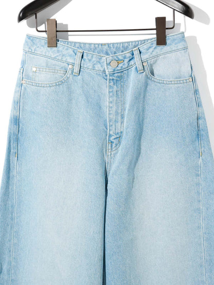 MIDIUMISOLID for Ladies バレルレッグワイドデニム