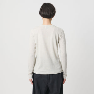 ラメ テンジク ロングスリーブ カットソー