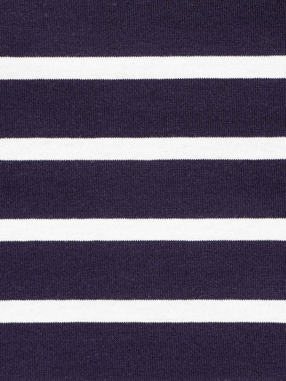 MidiUmi ボーダーワイドプルオーバー