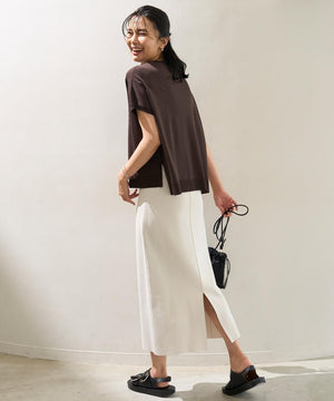 スゴ機能美ニット Iラインスカート