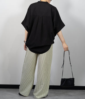 ストライプイージーパンツ