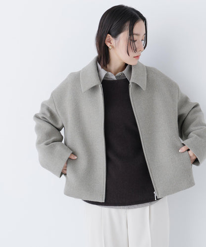 ＜朝比奈 彩さんコラボ＞ステンカラージップブルゾン