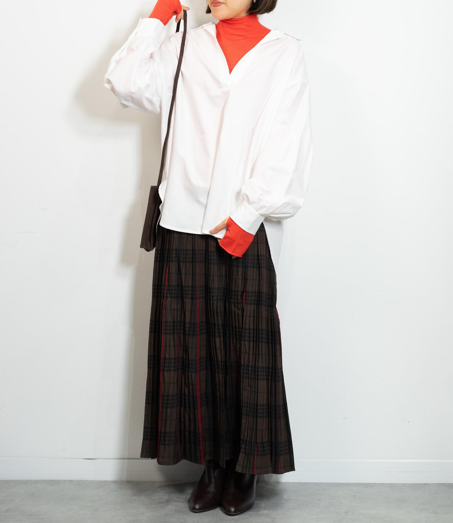 オックスコットンスキッパーシャツ