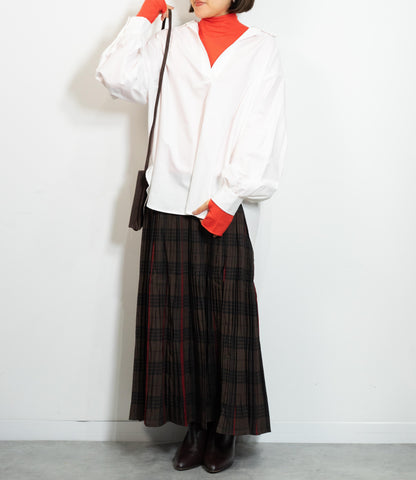 オックスコットンスキッパーシャツ