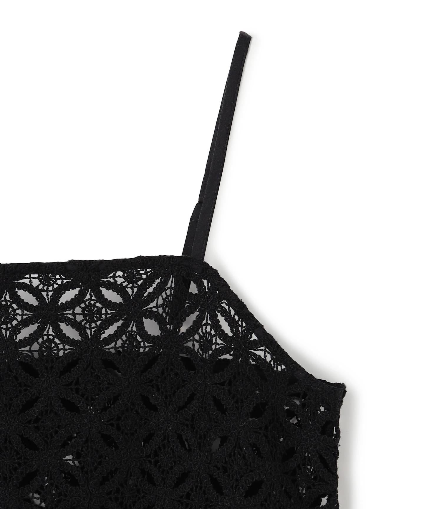 ラッセルレース キャミレイヤード Tシャツ