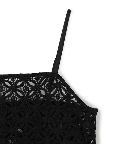 ラッセルレース キャミレイヤード Tシャツ