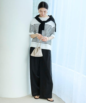 スゴ機能美 ハーフスリーブ ニット